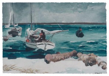 ウィンスロー・ホーマー Painting - ナッソー・リアリズム海洋画家ウィンスロー・ホーマー